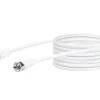 Schwaiger KVC150 15 Meter weißes Satellitenkabel
