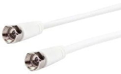 Schwaiger KVCHQ50 5 Meter weißes Satellitenkabel