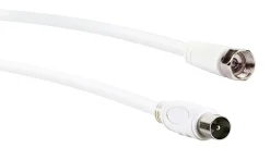 Schwaiger KVCK161 1,5 meter weißes Satellitenkabel