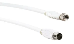Schwaiger KVCKHQ181 1,5 Meter langes weißes Adapterkabel