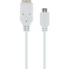 Schwaiger LK200M 2 Meter weißes Micro-USB-Ladekabel