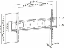 Schwaiger LWHT7050 Tilt 3 TV Wandhalter