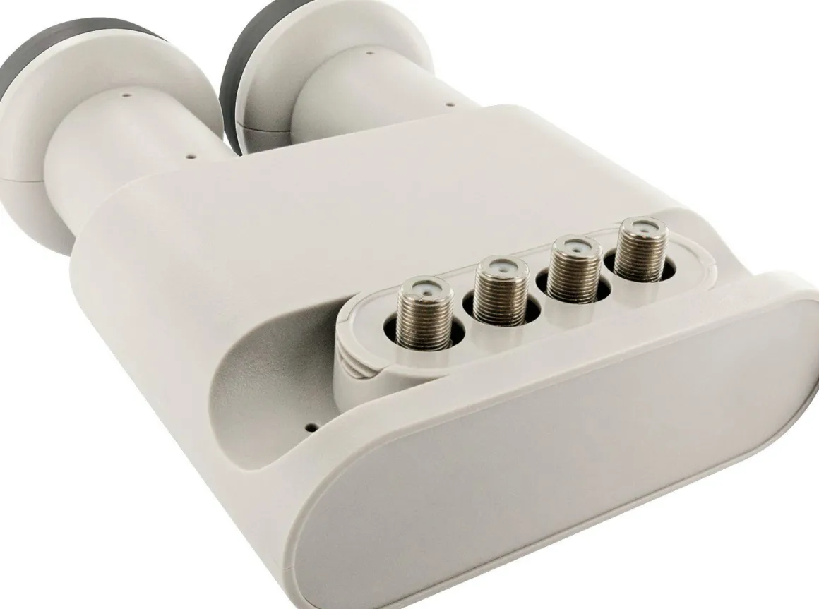 Schwaiger Monoblock Quad LNB mit Wetterschutzabdeckung