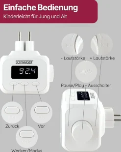 Schwaiger RAFM0100 Steckdosenradio