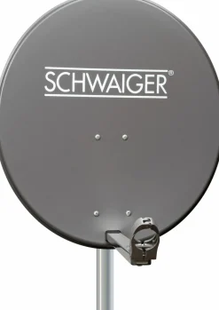 Schwaiger SPI621 anthrazit 65 cm Alu-Spiegel