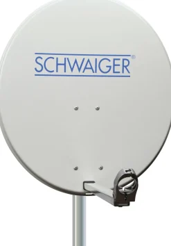 Schwaiger SPI621 hellgrauer 65 cm Alu-Spiegel