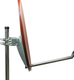 Schwaiger SPI800 ziegelrot 80 cm Alu-Spiegel