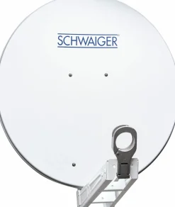 Schwaiger SPI075PW hellgrau 75cm Alu-Spiegel