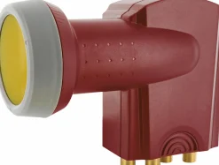 Schwaiger SPS7944A ziegelroter digitale Quad LNB