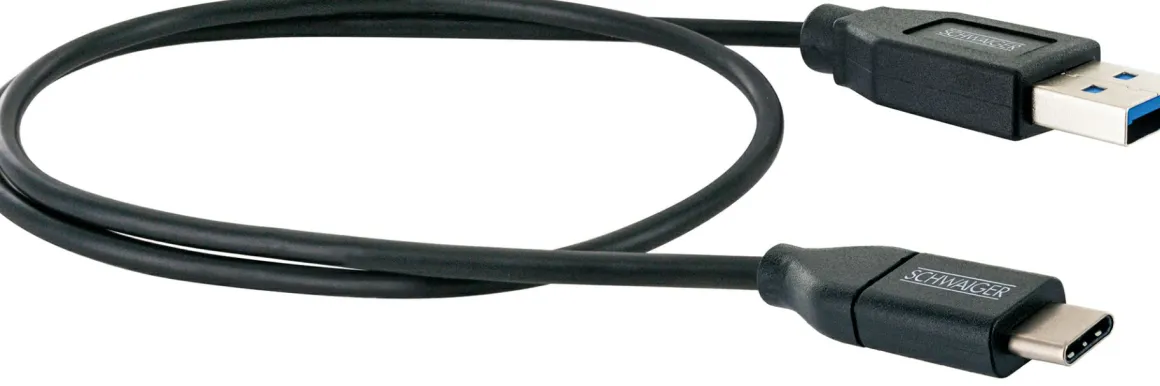 Schwaiger Type C Sync & Ladekabel 50 cm