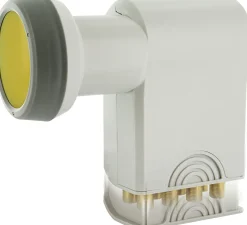 Schwaiger Unicable Quad LNB (4 + 2 TN) mit Wetterschutzabdeckung