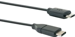Schwaiger USB-C - Micro-USB Adapterkabel