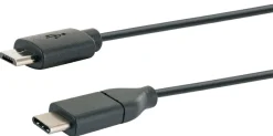 Schwaiger USB-C - Micro-USB Adapterkabel