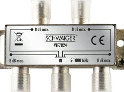 Schwaiger VTF7824 4-fach 8 dB kabelverteiler