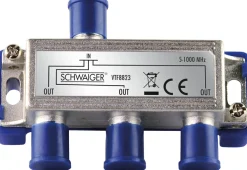 Schwaiger VTF8823 3-fach 6,5 dB Kabelverteiler