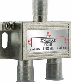 Schwaiger VTF7842 2-fach 6,5 dB Verteiler