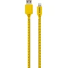 Schwaiger WKL10 1,2 meter gelbes Apple Ladekabel