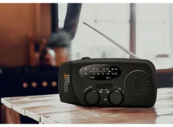 Technaxx TX-238 selbstaufladendes Notradio mit Kurbel