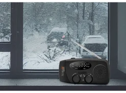 Technaxx TX-238 selbstaufladendes Notradio mit Kurbel