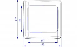 Thule Omni-vent Translucent 2009 12V Dachluke