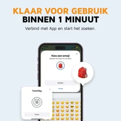 Xtorm Water-resistant White TravelTag - Set von 3